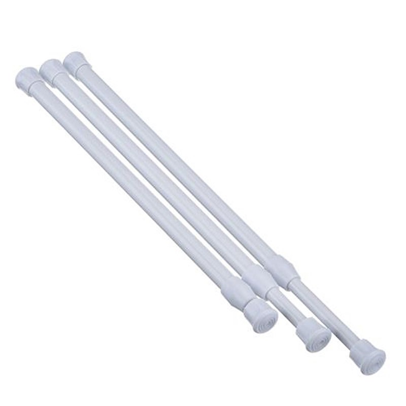 Extendable Curtain-Rail-Pole-Rod Tension Telescopic Bathroom