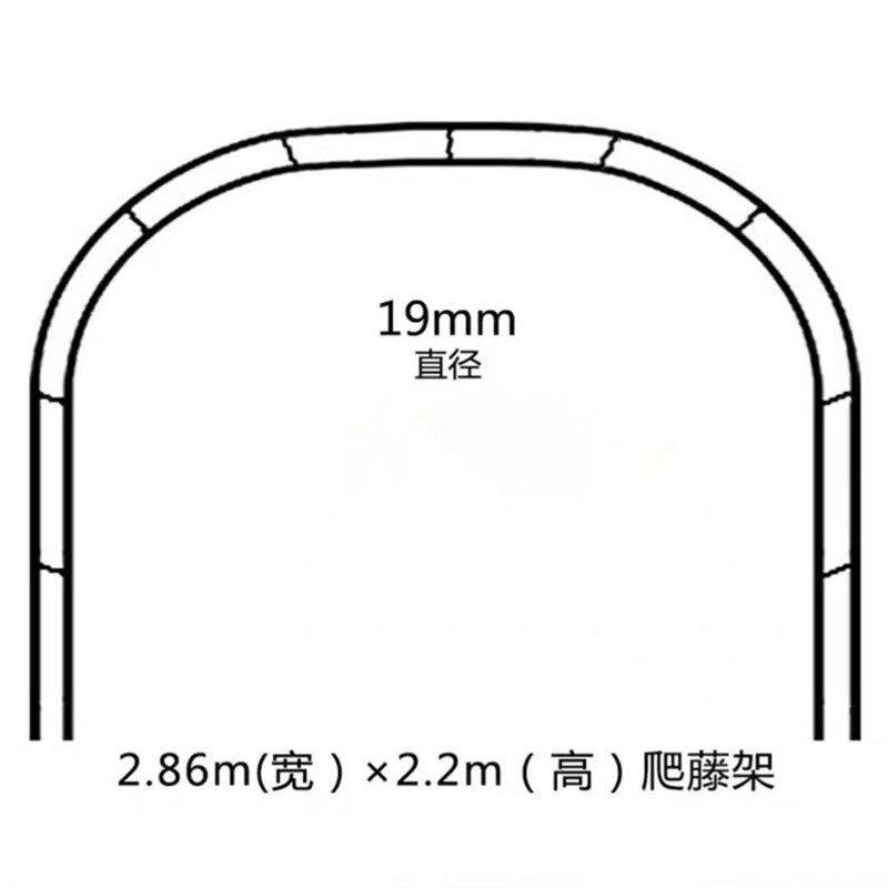 小众高货花园拱门铁艺花门爬架户外庭院藤本月季爬藤架铁艺花架爬