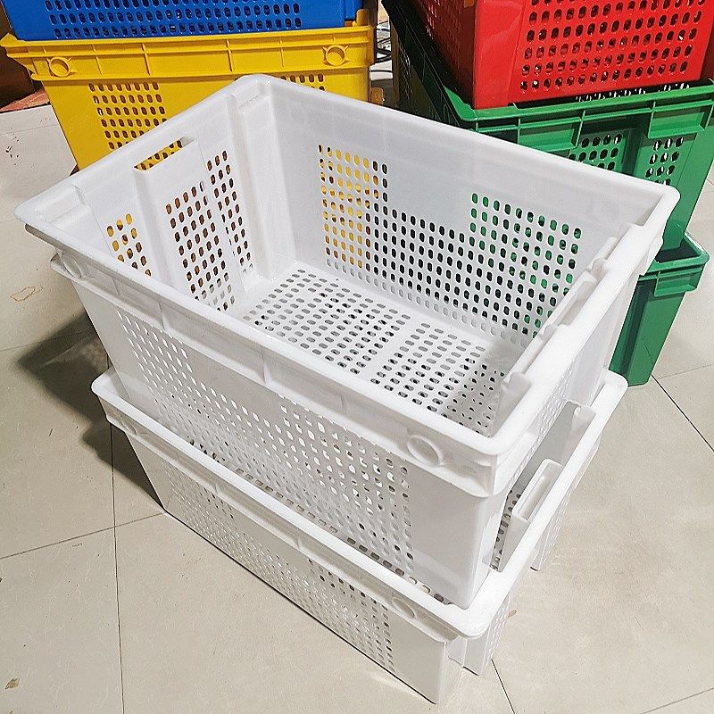 周转箱大码筐子长方形特厚塑料框子仓库转运框周转筐超大搬运篮子