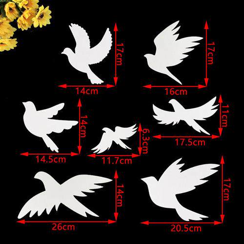 厂家和平鸽黑板报装饰小学v教师文化墙墙贴国庆主题白鸽海鸥不织