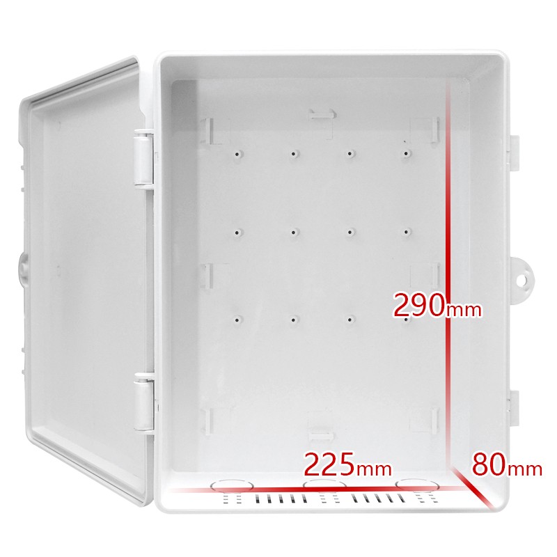 网络设备无线路由器防水箱交换机光纤猫防雨盒室外塑料胶盒弱电箱-封面