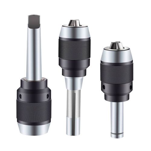 铣602柄 台钻夹自锁钻头R8柄 床莫氏3号4号直一体式自紧式快速钻