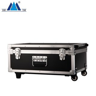 速发新品铝合金c箱拉杆箱定制便携铝箱工具收纳箱减震设备箱航定