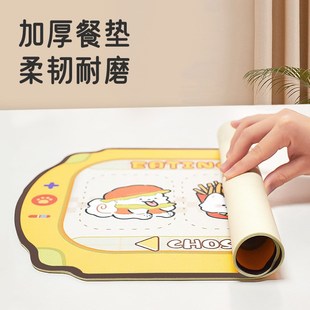 宠物猫咪餐垫猫碗垫防滑防溢出猫狗狗吃饭垫子硅胶可水洗加厚防水