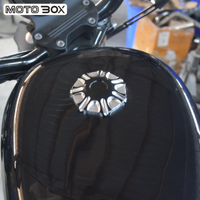 建设香帅xs650庄威250/400改装哈雷883x48螺纹旋转黄y铜复古油箱