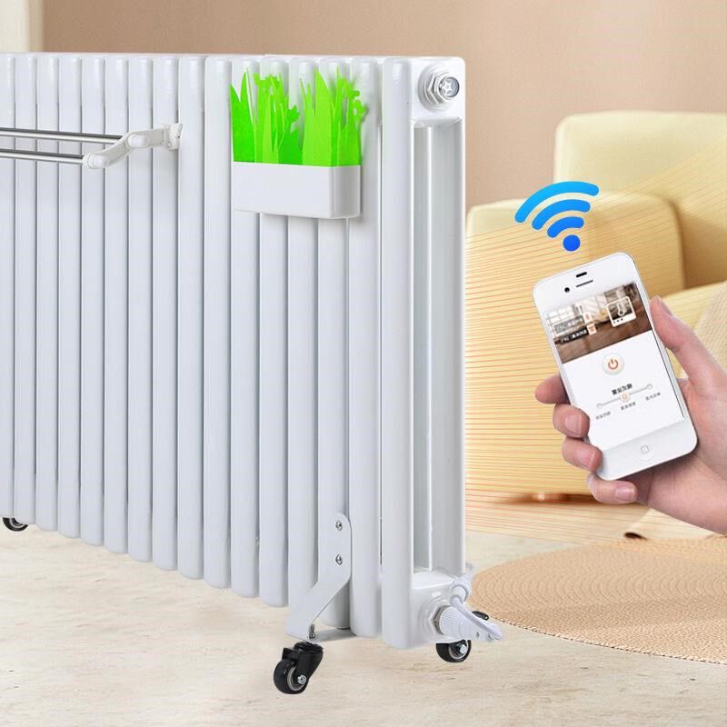 注水电暖气片家用电暖器钢制加水取暖器水循环热水集中供热散热片