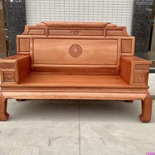 红木沙发全实木沙发格木沙发菠萝格客厅沙发仿古实木五件套整装