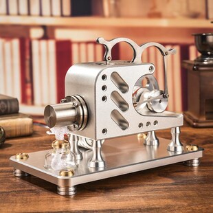 小型蒸汽机发动机乙醇模型试验转子散件摆件内燃机学生科学实验