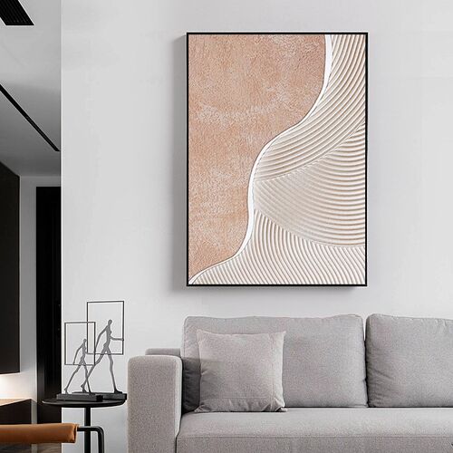 极简装饰画餐厅高级背景墙卧室走廊过道落地挂画入户玄关客厅现代
