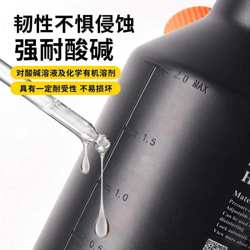 现货【德国进口】耐酸耐碱工业喷壶园艺浇花打药家用84消毒清洁专