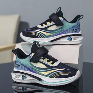 赤兔女童鞋子2025新款夏季薄款单网面透气轻便软底跑步鞋儿童网鞋