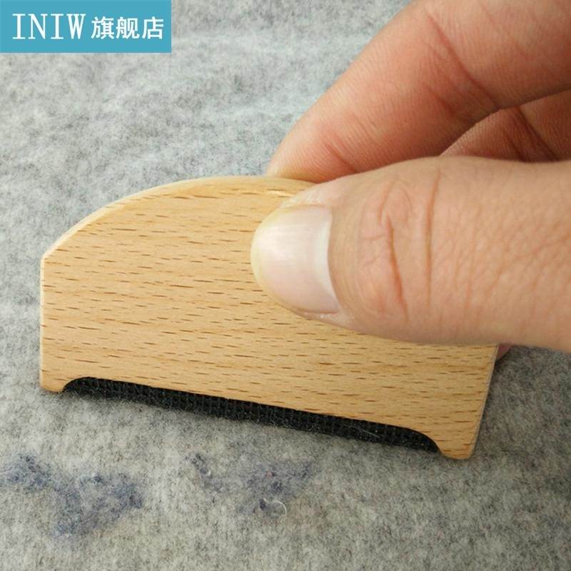 速发1PC Wooden Lint Remover Garment Care Manual Sweater Brus