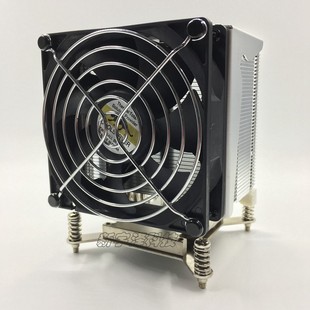 5热管侧吹 CPU散热器 3U服务器风扇 长方形 温控 静音 2011