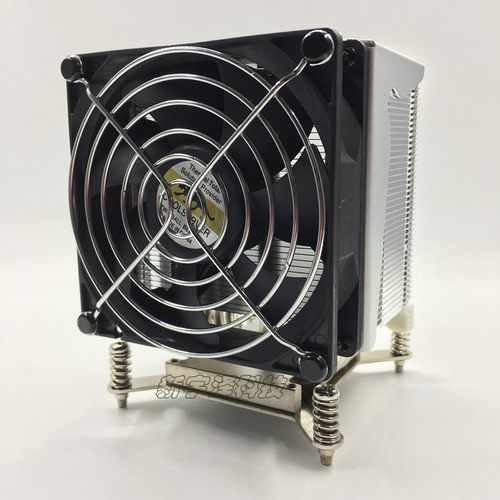 E5 2011 CPU散热器 5热管侧吹 3U服务器风扇 长方形 静音 温控