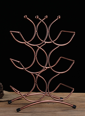 日本Ukiyo欧式红酒架摆件简约创意葡萄酒瓶架子酒柜装饰品摆件酒