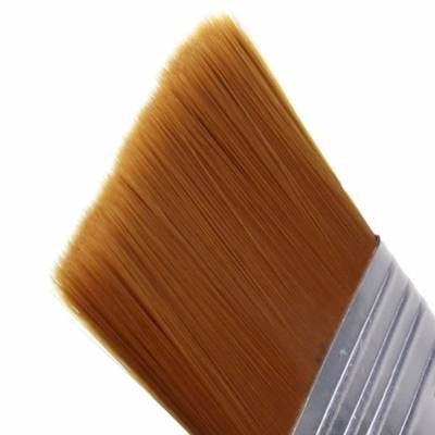 极速1pc Flat Tips Artist Brush Nylon Hair Oil Painting Water