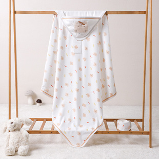 初生婴儿包被春秋夏季薄款新生宝宝抱被产房包单兔年襁褓包巾