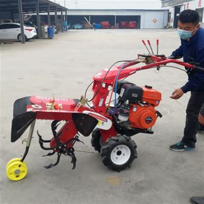 自走式田园管理机 柴油小型旋耕耕地机 大葱开沟培土机