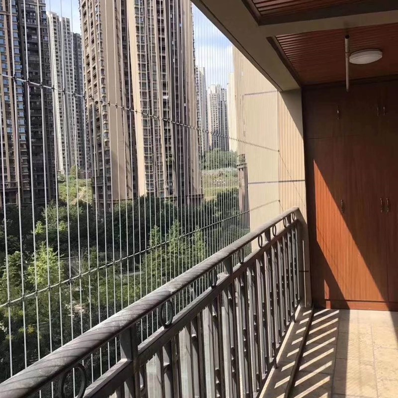 重庆隐形防护网防盗安纱窗阳台飘窗安全防护栏