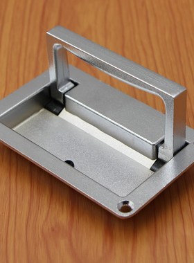 1pc 9.5cm x 6cm/11.1cm x6.9cm Metal Rectangle Shaped Recesse