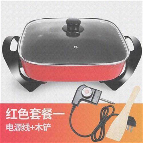 多功能不粘点电炒锅家用炒菜w煮火锅电器一体锅电炖蒸锅厨房小家