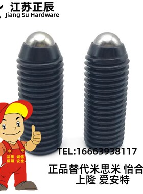 ZAH02-M3/M4/M5/M6/M8/M10/M12/M16 定位珠加长球头柱塞波珠ZAH01