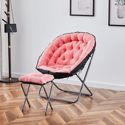 懒人沙发 折叠椅子 小户型家用布艺单人网红女生卧室舒适休闲躺椅