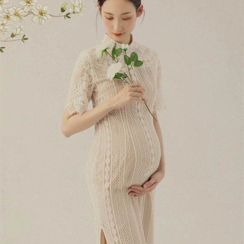 影楼孕妇拍照中式礼服复古孕味连衣裙旗袍孕妈咪艺X术照摄影服装