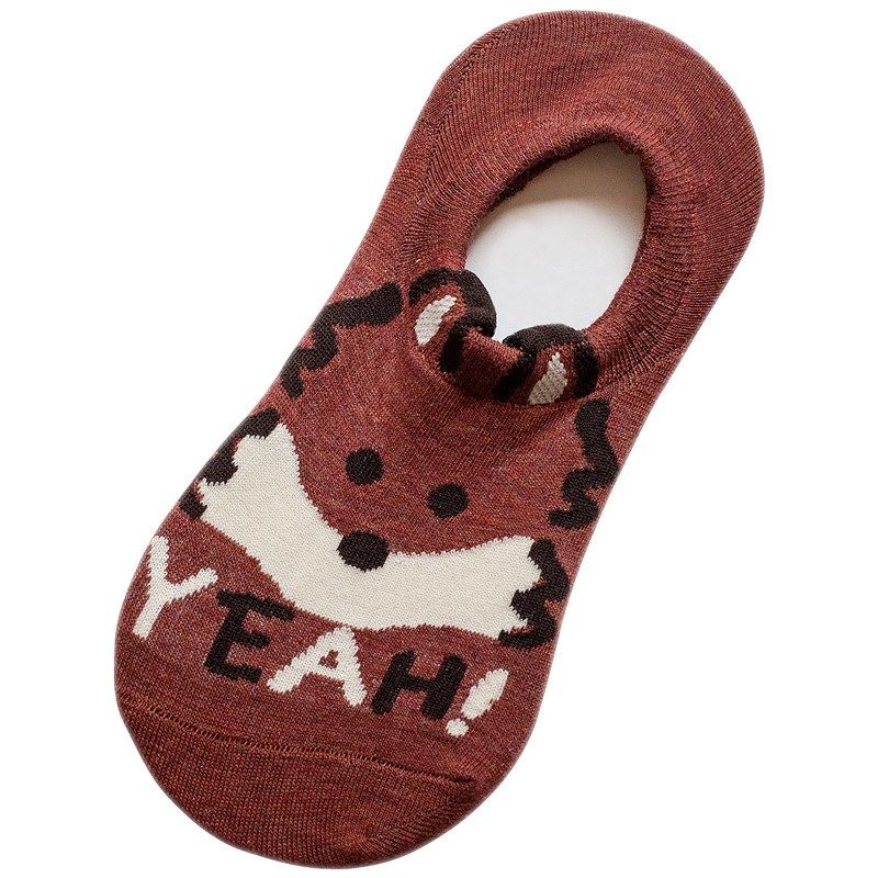 卡通袜子女船袜不掉跟可爱风春夏季立体耳朵浅口硅胶防滑隐形棉袜,女士内衣/男士内衣/家居服,短袜,淘宝优惠券,粉丝福利购,淘宝优惠卷