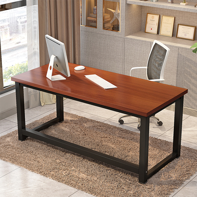 电脑桌75cm高台式1米2米长简易50 60 70书桌家用卧室学习桌办公桌