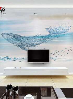 新款新品背景墙壁画客厅现p代简约C电视墙壁纸卧室床头装饰墙布8d