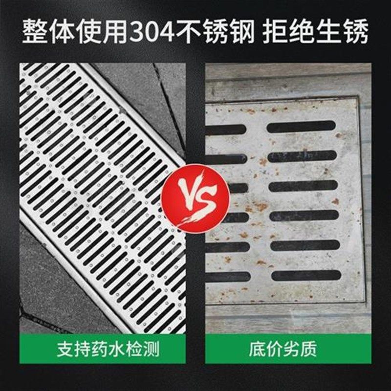304不锈钢盖板雨水篦子庭院厨房地沟盖板排水沟不锈钢井盖带外框,基础建材,排水沟槽/盖板,淘宝优惠券,粉丝福利购,淘宝优惠卷