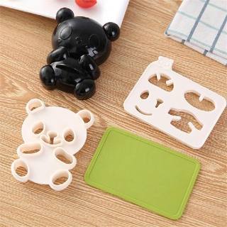 新品Cartoon Sushi Rice Ball Mold Simple Panda Shape Mould Ea