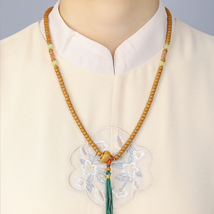 速发高货橄榄核核尖壁直切108颗精工打磨挂脖R手串手链男女情侣文