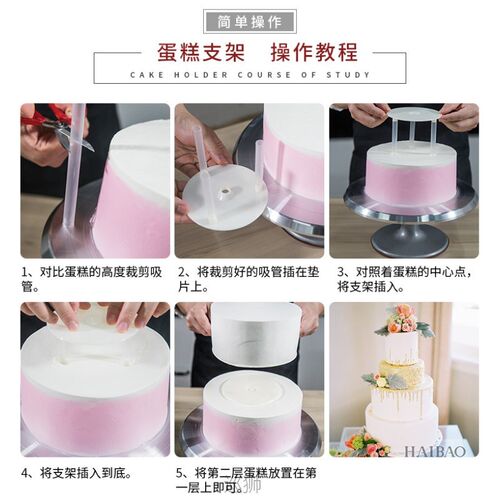 Double layer cake piling support circular gasket 6 