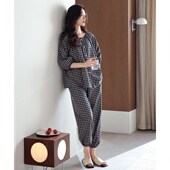 梭织七分袖 2025新款 夏季 睡衣女士春秋款 全棉长袖 高级感家居服