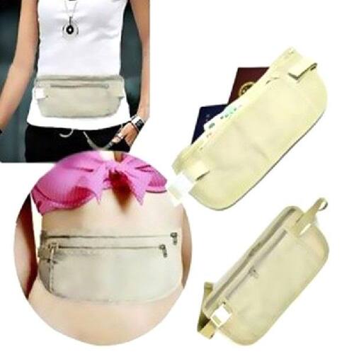热销Upgraded Money Belt for Travelling RFID Hidden Security