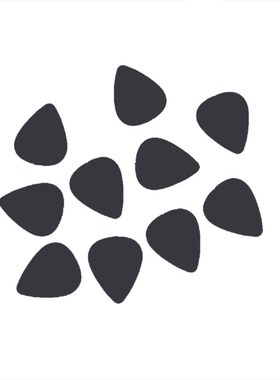 10pcs Acoustic Electric Guitar Picks Plectrum 0.46MM thickne