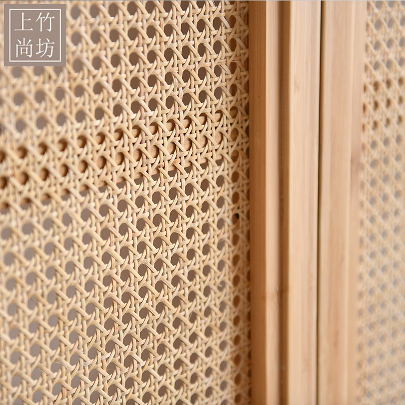 日式藤编阳台推拉门定制竹实木伸缩门折叠门卧室衣帽间卫生间移门,全屋定制,阳台门,淘宝优惠券,粉丝福利购,淘宝优惠卷