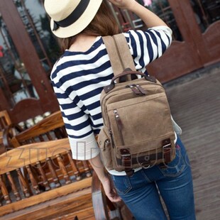 2025游玩逛街三用男女手提双肩斜挎胸包大学生小书包10寸平板伞包