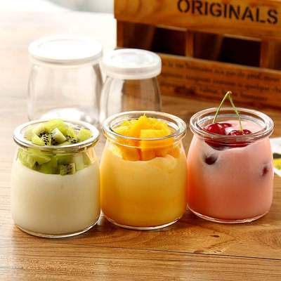 推荐100ML200ML Wishing Bottle Honey Yogurt Pudding Glass Bot