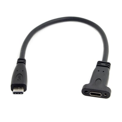 USB C USB 3.1 Type C Male to Female Extension Data Cable wi