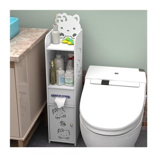 10公分窄缝柜防水收纳柜卫生间窄缝置物架厕所储物柜洗澡间置物架