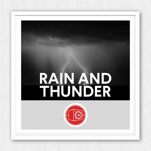 速发big room sound rain and thunder打雷声音闪电下雨冰雹音效