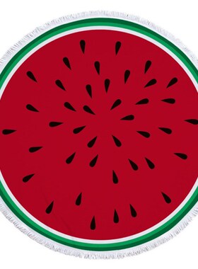 Blanket Carpet Shower-Towel Circle-Mat Watermelon Bath Servi