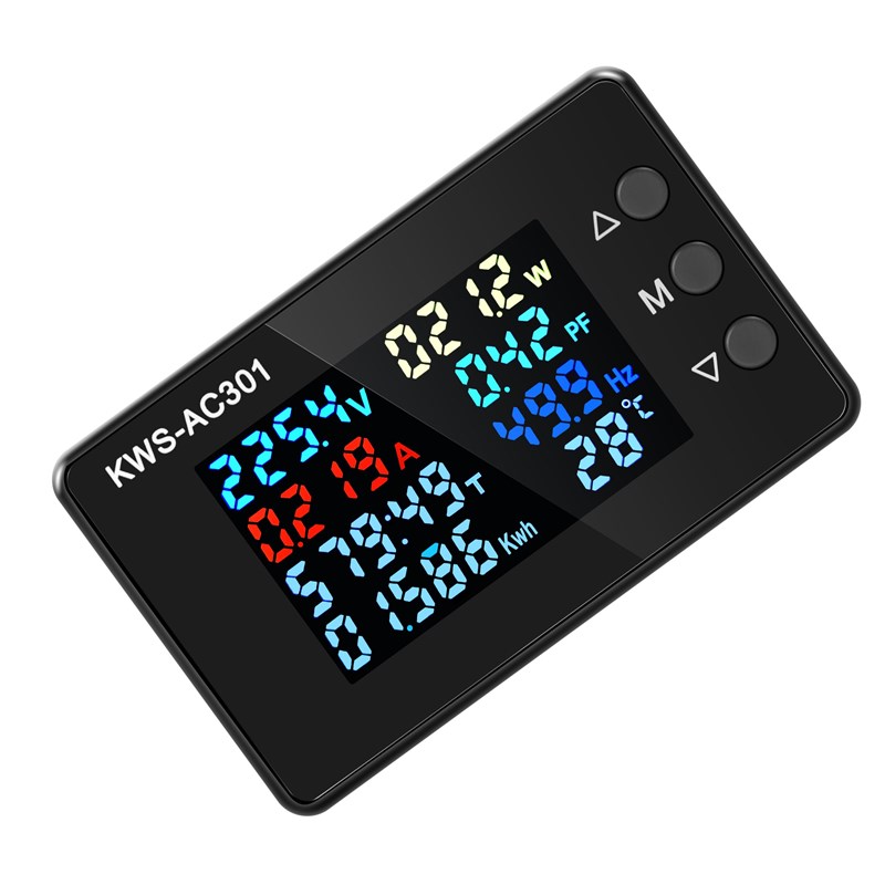 Voltage Voltmeter LED Digital Voltmeter AC Wattmeter 50-300V