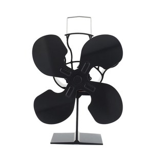 Hot 4-Blade Heat Powered Stove Fan for Wood / Log Burner/Fir