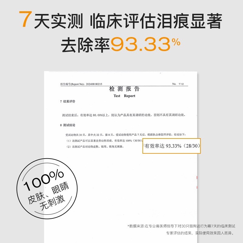 【达播】bAmoPetric阿默宠物黑莓叶眼部泪痕湿巾清洁淡化色素80片