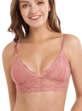 现货Underwear For Women Sexy Bralette UnlinNed Lace Lingerie