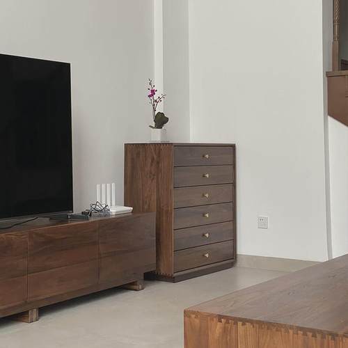 北美黑胡桃置物架大板餐桌茶几桌面板实木桌板木板吧台实木板定制